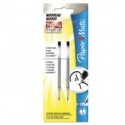 BLISTER 2 REFIL COL.NERO REPLAY PREMIUM NUOVA PENNA CANCELLABILE GEL PAPER MATE