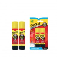 MITAMA BLISTER 2 COLLA STICK 9GR.RAPID ATTACK SENZA SOLVENTI STICK ULTRARAPIDA PER TUTTI I TIPI DI CARTA VELOCE E TENACE