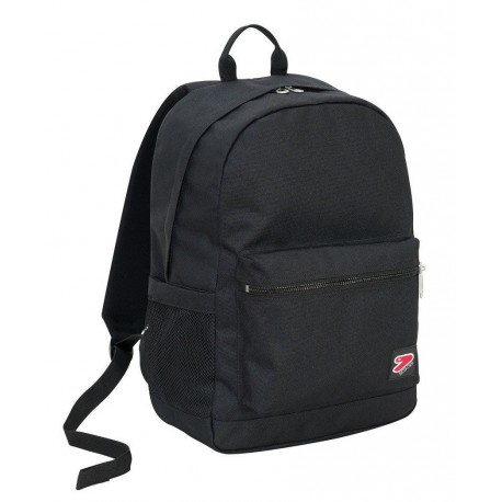 ZAINO SCUOLA SEVEN PRO BACKPACK NERO CON PAWER BANK ZAINO AMERICANO SPIDER  WEB SYSTEM 45X32X12+10CM SEVEN ITALY - Parole e Pensieri