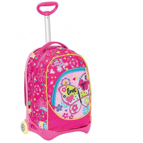 ZAINO TROLLEY SCUOLA JACK JR SJ GANG GIRL SEVEN JUNIOR - Parole e Pensieri