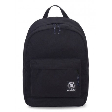 ZAINO CARLSON PLAIN INVICTA BACKPACK NERO ZAINO AMERICANO SCUOLA E TEMPO LIBERO 31X44X15CM PRODOTTO GARANTITO