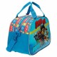 BORSA DA VIAGGIO PAW PATROL AZZURRO 40X28X21CM BORSONE CON TRACOLLA USO VALIGIA PER PALESTRA E PISCINA