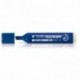 PENNARELLO TRATTO MARKER PUNTA SCALPELLO COLORE BLU PERMANENT INK MARCATORE