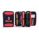 ASTUCCIO SCUOLA 3 ZIP ORGANIZZATO AC MILAN CONTENUTO 41 PEZZI GIOTTO LYRA FRIXION FILA LYRA.DISTR.DA PANINI SCUOLA ITALY