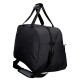 BORSA DA VIAGGIO MOVOM BAND 55X35X25CM NERA GRIGIA CON TRACOLLA 1 ZIP 3 TASCHE INTERNE +1 EST.CON ZIP 100% POLIEST