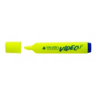 TRATTO VIDEO GIALLO EVIDENZIATORE FLUORESCENT INK MADE IN ITALY