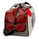 BORSA DA VIAGGIO CON TRACOLLA GORJUSS LITTLE RED SANTORO LONDON SIMILPELLE 45X25X25CM 1 ZIP +TASCHE INT.1 CON ZIP 100%PU