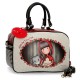 BORSA DA VIAGGIO CON TRACOLLA GORJUSS LITTLE RED SANTORO LONDON SIMILPELLE 37X25X15CM 1 ZIP +1 TASCA EST.CON ZIP 100%PU