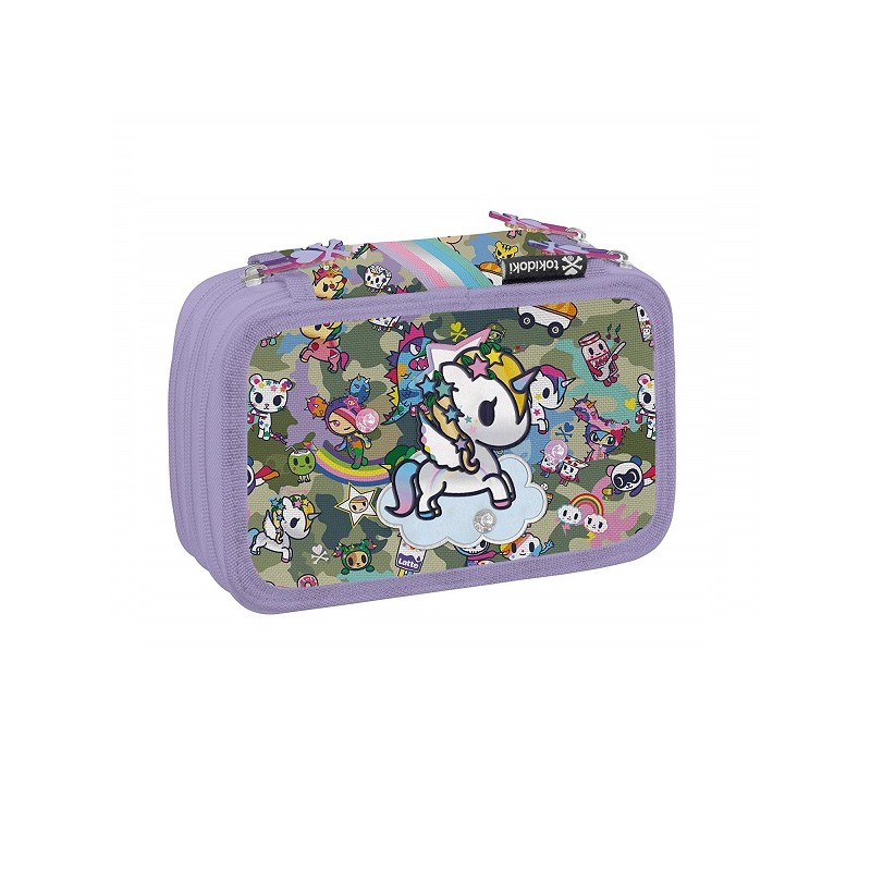 Zaino Scuola Ufficiale Tokidoki – Comodo, Capiente E Personalizzato, Con Tasche Porta Borraccia