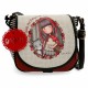 BORSA A TRACOLLA GORJUSS LITTLE RED SANTORO LONDON SIMILPELLE 23X20X8CM 1 ZIP + 1 TASCA EST.CON ZIP 100%PU ECOPELLE