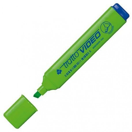 TRATTO VIDEO VERDE FLORESCENT INK MADE IN ITALY