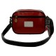 MESSENGER BORSA A TRACOLLA GORJUSS LITTLE RED SANTORO LONDON SIMILPELLE 23X17X8CM 1 ZIP + 3 TASCHE CON ZIP 100%PU