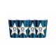 INTER BICCHIERE IN CARTA 266ML. CONF.8PZ. PRODOTTO UFFICIALE PER FESTEGGIAMENTI ,PER PARTY