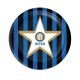 FC INTER OFFICIAL PRODUCT PIATTO IN CARTA DIAM.18CM CONFEZIONE DA 8 PZ. FESTE DI COMPLEANNO E PARTY VARI MA