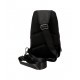 ZAINO MONOSPALLA MOVOM CLARK NERO BORSA MESSENGER 19X34,5X8,5CM 2 ZIP TASCA INTERNA SCHIENALE IMBOTTITO 100% POLIESTERE