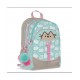 ZAINO SCUOLA 3 CERNIERE PUSHEEN VERDE ROSA FORMATO OVETTO 41X31X18CM DISTRIBUITO DA GUT ITALY SCUOLA 2019/2020