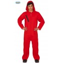 VESTITO RAPINATORE DI BANCA LA CASA DI CARTA TAGLIA S46/48 GUIRCA COSTUME CARNEVALE HALLOWEEN ROSSO TUTONE CASA DE PAPEL