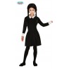 COSTUME CARNEVALE MERCOLEDI BABY 5/6 ANNI PER TRAVESTIMENTI A TEMA VESTITO HALLOWEEN FILM FAMIGLIA ADDAMS NO ACCESSOR