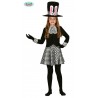 COSTUME CAPPELLAIA MATTA PER TRAVESTIMENTI DI CARNEVALE/HALLOWEEN VESTITO/CAPPE./GIACCA/FIOCC./GONNA7/9 ANNI NO ACCESS.