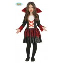 COSTUME VAMPIRA BARONESSA BABY 10/12 ANNI VESTITO PER TRAVESTIMENTI DI HALLOWEEN CARNEVALE E SCENE HORROR NO ACCESSOR