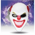 MASCHERA CLOWN HORROR ADULTO PVC CON ELASTICO PER TRAVESTIMENTI DI HALLOWEEN CARNEVALE E PARTY A TEMA MOSTRI