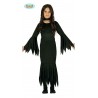 COSTUME STREGA BABY 10/12ANNI PER TRAVESTIMENTI A HALLOWEEN CARNEVALE E SCENE A TEMA FAMIGLIA ADDAMS MORTICIA NO ACCESSOR
