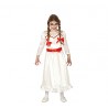 COSTUME CARNEVALE HALLOWEEN BAMBOLA ASSASSINA BIMBA POSSEDUTA TG10/12 ANNI VESTITO PER TRAVESTIMENTI HORROR NO ACCESSORI