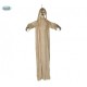 MOSTRO PENDENTE FANTASMA DONNA BIONDA PARLANTE 160CM LUCI E SUONI ADDOBBI PER SALE FESTE E SCENE HORROR HALLOWEEN ZOMBIE