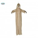 MOSTRO PENDENTE FANTASMA DONNA BIONDA 160CM ADDOBBI PER SALE FESTE E SCENE HORROR HALLOWEEN ZOMBIE