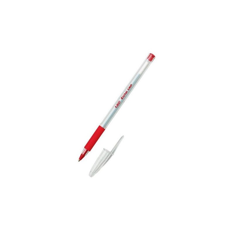 Penna Bic Cristal Grip Rosso