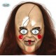 MASCHERA BAMBOLA ASSASSINA SPAVENTOSA IN PVC LEGGERA PER TRAVESTIMENTI HALLOWEEN CARNEVALE SCENE E SPETTACOLI HORROR