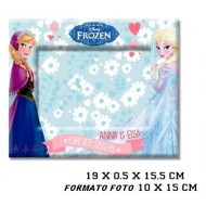 CORNICE PORTAFOTO CON STAMPA FROZEN DISNEY 16X20.CM.INTERNO 12,5X8,5 CM.