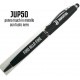 PENNA FC JUVENTUS TOUCH CON CLIP IN METALLO FUSTO NERO PRODOTTO UFFICIALE IN ELEGANTE SCATOLA REGALO NERA GIEMME ITALY