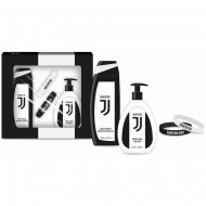 GIFT SET FC JUVENTUS DOCCIA SHAMPOO 250ML + SAPONE LIQUIDO 250ML + 2 BRACCIALI PRODOTTO UFFICIALE SO.DI.CO MADE IN ITALY