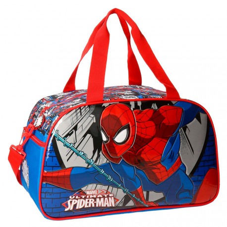 BORSA DA VIAGGIO SPIDERMAN MARVEL ORIGINAL 40X28X22CM BORSONE CON TRACOLLA  UTILE PER PISCINA /PALESTRA STAMPA A RILIEVO - Parole e Pensieri