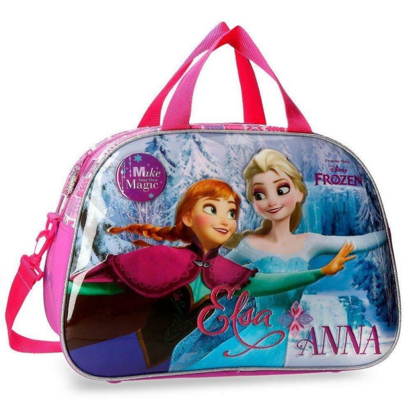 BORSA DA VIAGGIO PALESTRA PISCINA FROZEN MAGIC DISNEY 40X28X22CM