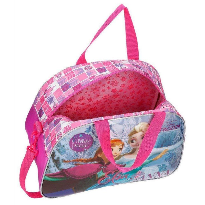 BORSA DA VIAGGIO PALESTRA PISCINA FROZEN MAGIC DISNEY 40X28X22CM