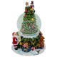 PALLA DI NEVE MUSICALE 17X12CM ALBERO DI NATALE BABBO NATALE DONI E PUPAZZO C/SCATOLA TOP QUALITY IL MONDO DEI CARILLON