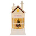 PALLA DI NEVE CASA TOY SHOP CARILLON SUONO E LUCI IL NEGOZIO BIANCO DI BABBO NATALE 26X12,5X10CM TOP QUALITY CON SCATOLA