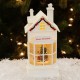 PALLA DI NEVE CASA TOY SHOP CARILLON SUONO E LUCI IL NEGOZIO BIANCO DI BABBO NATALE 26X12,5X10CM TOP QUALITY CON SCATOLA