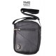 BORSELLO CON TRACOLLA FC JUVENTUS 24X19X5CM NERO 1 ZIP + 2 TASCHE CON ZIP 100%PU PRODOTTO UFFICIALE DA IMMA ITALY