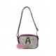 BORSA A TRACOLLA TALL TAILS MODA GORJUSS SANTORO LONDON ORIGINAL 23X17X8CM 2 ZIP + TASCHE MULTICOLOR 100%PVC SIMILPELLE