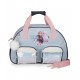 BORSA DA VIAGGIO TRUST YOUR JOURNEY FROZEN DISNEY 45X28X22CM CON TRACOLLA 2 TASCHE CON ZIP E PAILLETTES + PORTACHIAVI