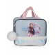 BEAUTY CASE DA VIAGGIO TRUST YOUR JOURNEY FROZEN DISNEY 25X20X11CM MULTICOLOR CON PALLETTES E PORTACHIAVI PELUCHE