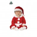 COSTUME MAMA NOEL NEONATA 12-24 MESI BABBO NATALE BAMBINA VESTITO CON CAPPELLO NO ALTRI ACCESSORI GUIRMA