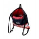 GYM SAC CALVIN PEPE JEANS LONDON SACCA A ZAINO BLU CON SPALLACCI NERI 33X44CM TASCA A STRAPPO FANTASIA LONDINESE