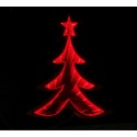 ALBERO NATALE ROSSO 20CM LED LUCE INFINITA FUNZIONA A BATTERIE CON3 PILE STILO DECORAZIONI NATALIZIE ALLESTIMENTI VARI