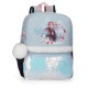 ZAINETTO TRUST YOUR JOURNEY FROZEN DISNEY 25X32X12CM MULTICOLOR TASCA CON ZIP E PALLETTES PORTACHIAVI GITE 100%POLIEST