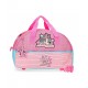 BORSA DA VIAGGIO SOFT CON TRACOLLA 1 ZIP PINK VIBES MINNIE DISNEY 40X24X18CM UTILE PER PALESTRA PISCINA E VIAGGI VARI