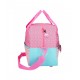 BORSA DA VIAGGIO SOFT CON TRACOLLA 1 ZIP PINK VIBES MINNIE DISNEY 40X24X18CM UTILE PER PALESTRA PISCINA E VIAGGI VARI